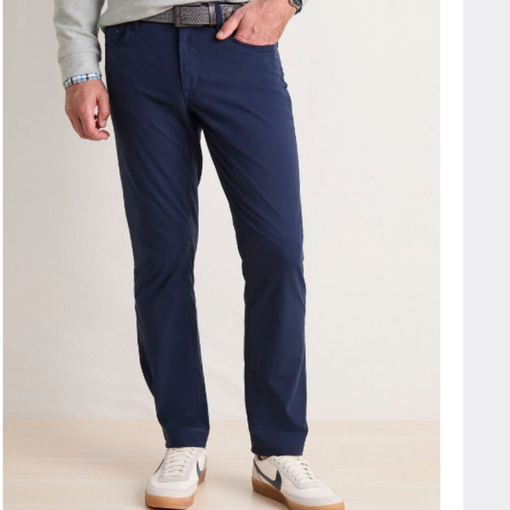 32x32 Vineyard Vines On the Go Pants Performance 5 pocket Blue